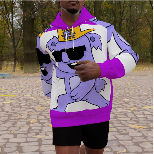 All-Over Print Men's Heavy Fleece Raglan Hoodie