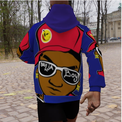 All-Over Print Men's Heavy Fleece Raglan Hoodie