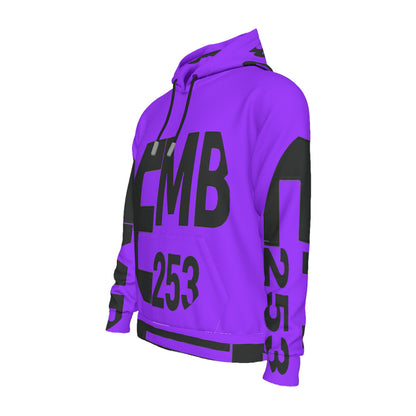 All-Over Print Men's Thicken Pullover Hoodie With Inner Hood