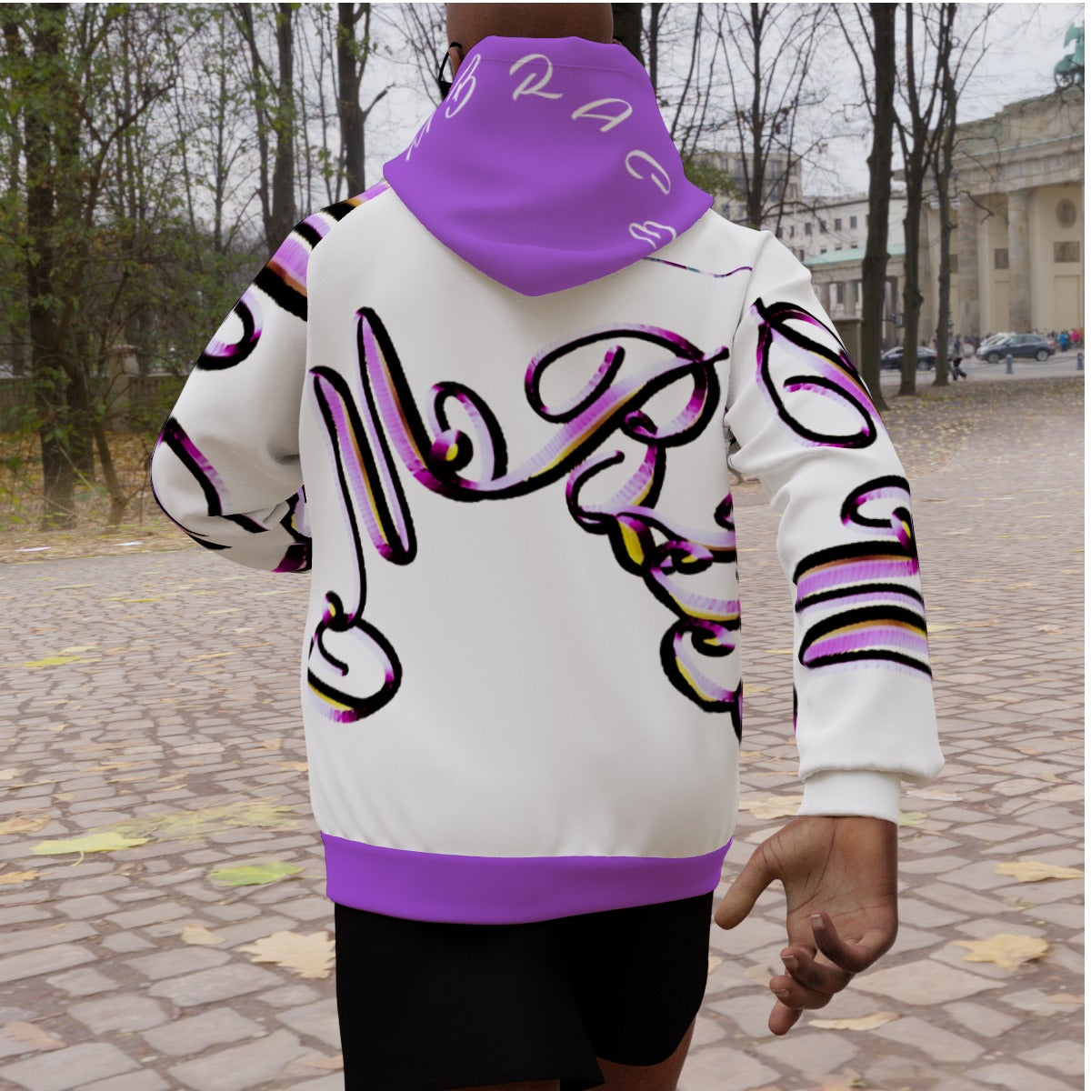 All-Over Print Men's Heavy Fleece Raglan Hoodie