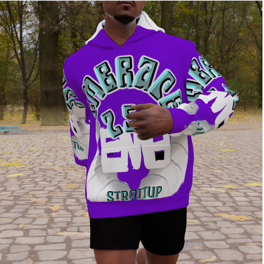 All-Over Print Men's Heavy Fleece Raglan Hoodie