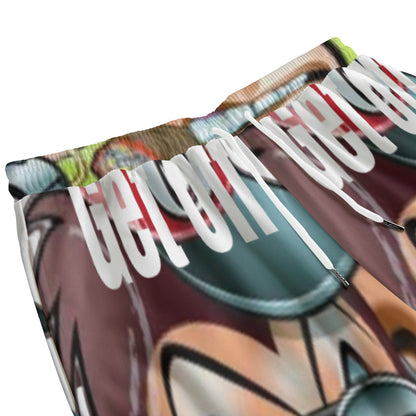 All-Over Print Men's Sweatpants With Waistband