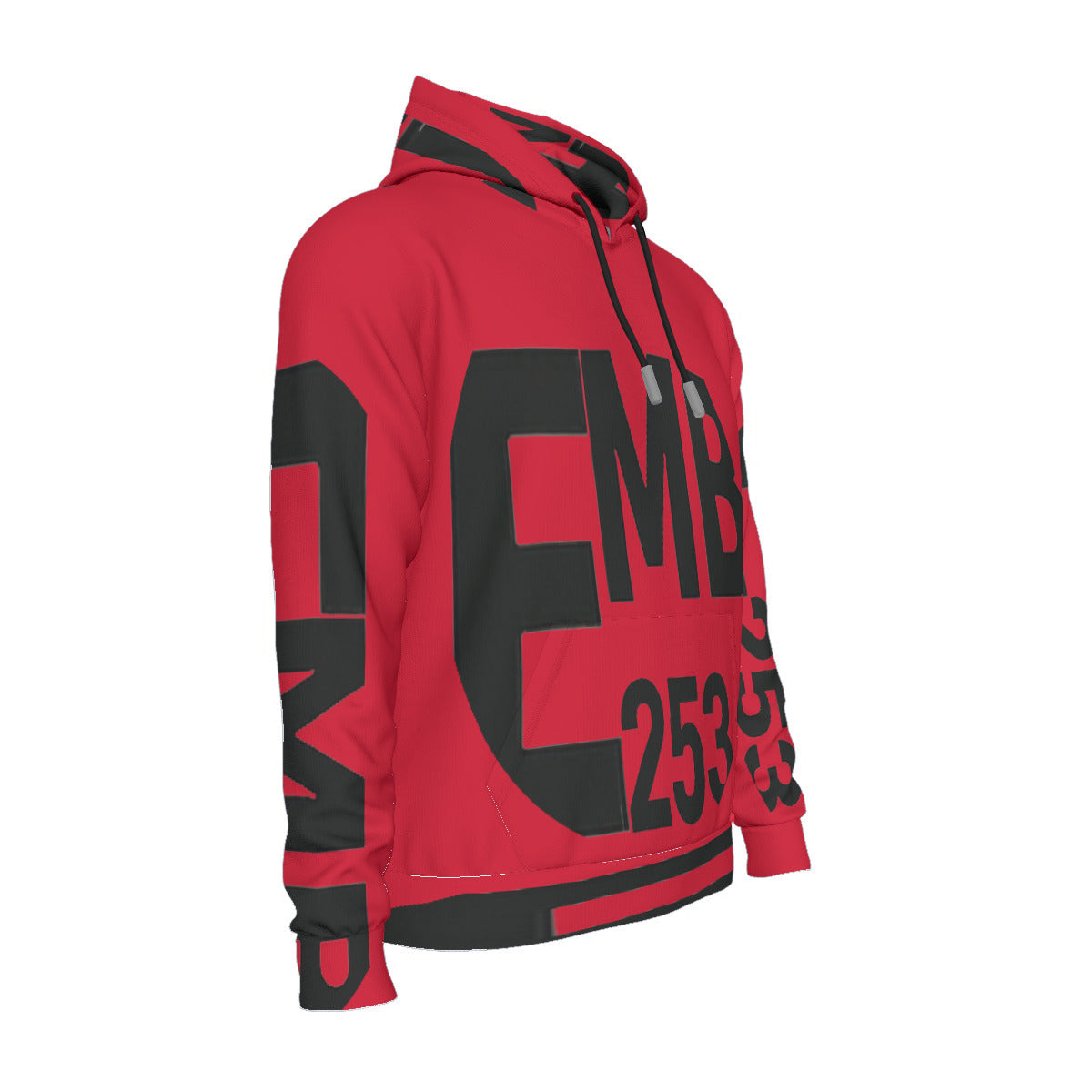 All-Over Print Men's Thicken Pullover Hoodie With Inner Hood