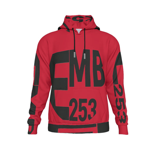 All-Over Print Men's Thicken Pullover Hoodie With Inner Hood