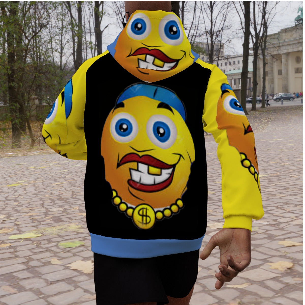 All-Over Print Men's Heavy Fleece Raglan Hoodie