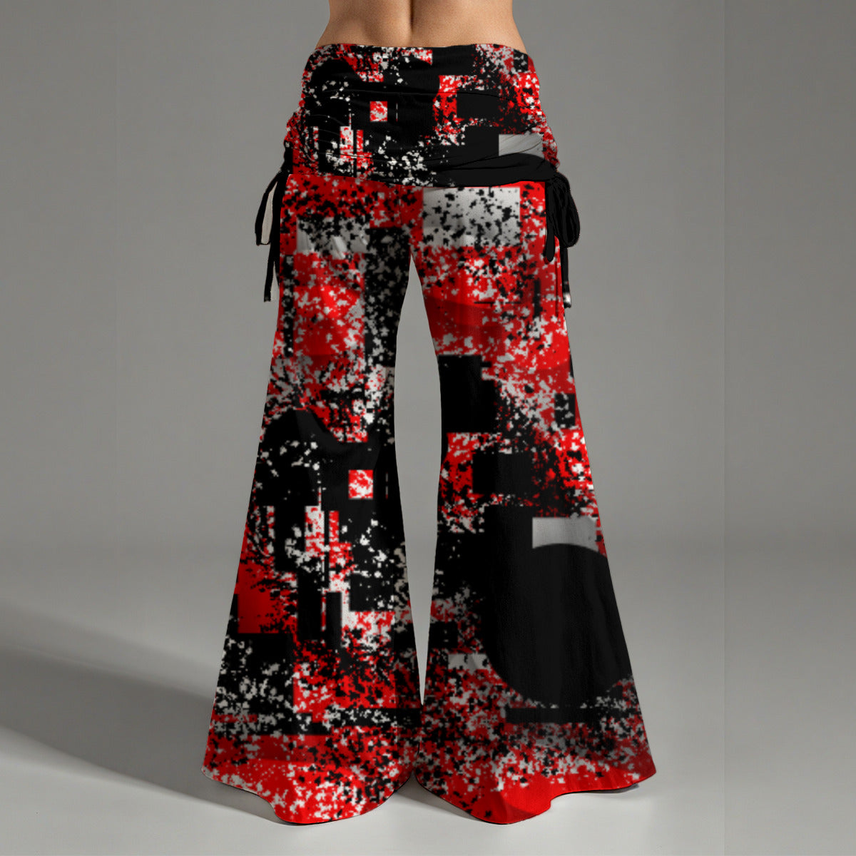 All-Over Print Women's High Waist Wide Leg Pants