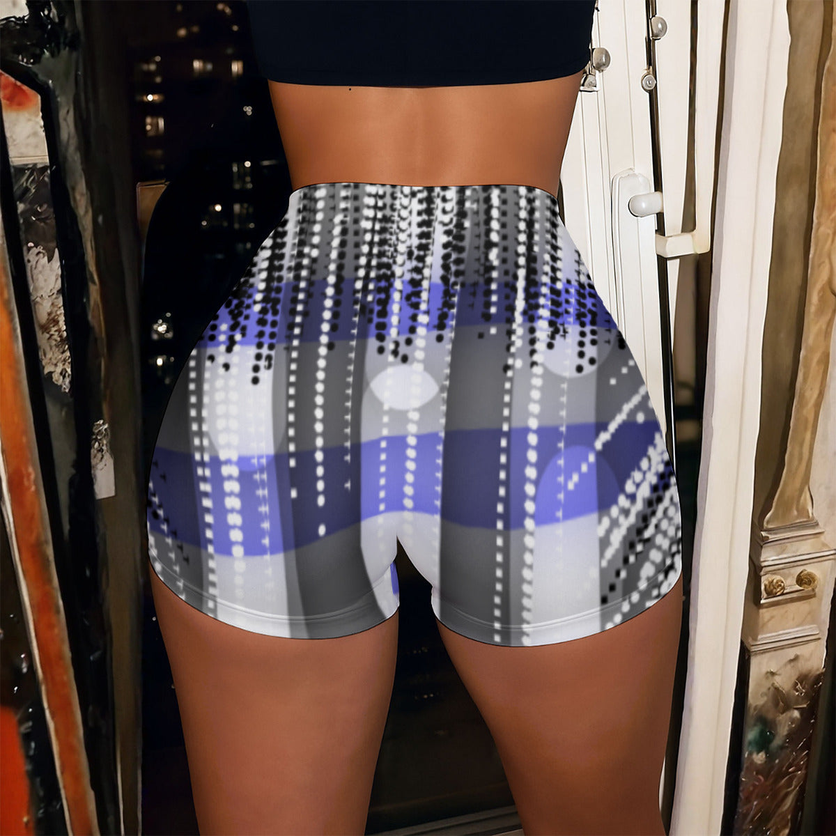 All-Over Print Women’s High-Stretch Shorts