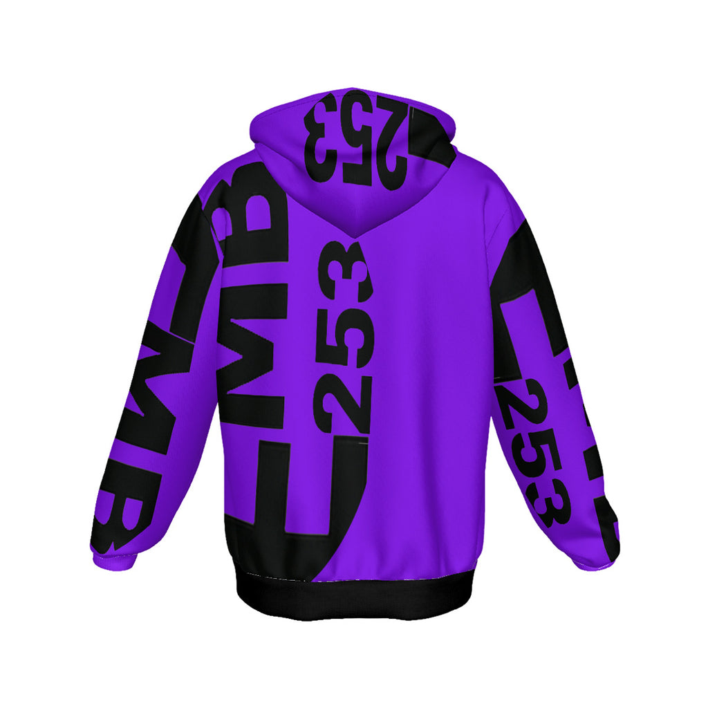 All-Over Print Men's Heavy Fleece Zip Up Hoodie