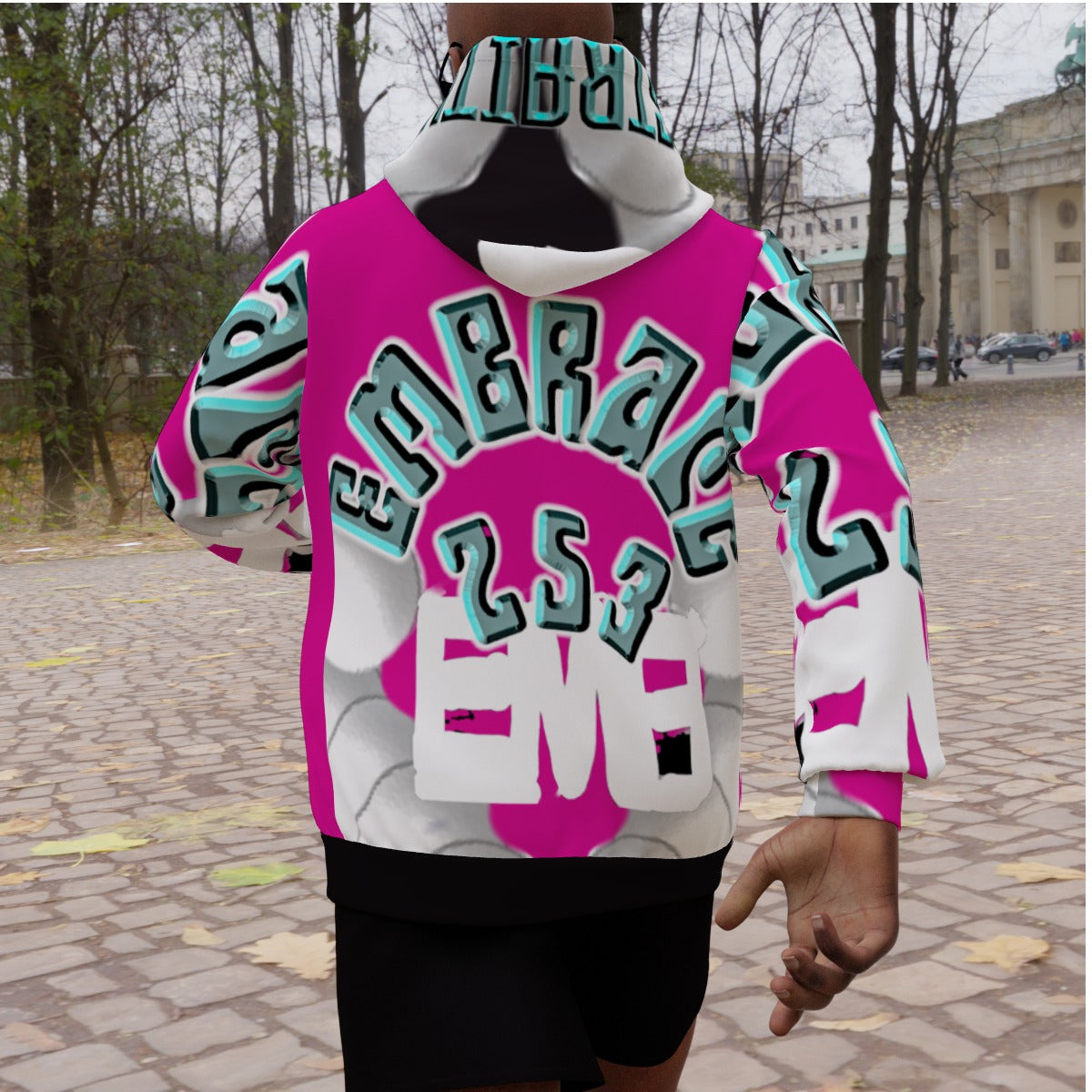 All-Over Print Men's Heavy Fleece Raglan Hoodie