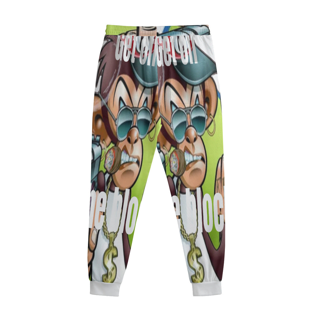 All-Over Print Men's Sweatpants With Waistband