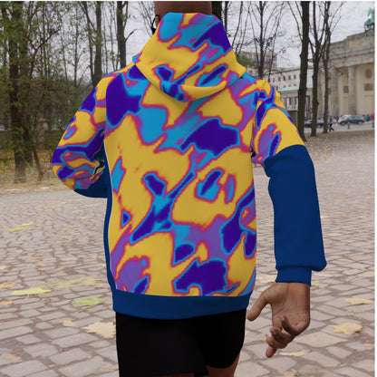 All-Over Print Men's Heavy Fleece Raglan Hoodie