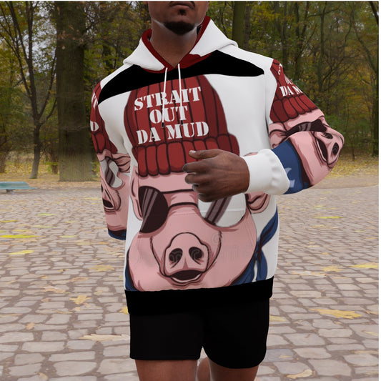 All-Over Print Men's Heavy Fleece Raglan Hoodie