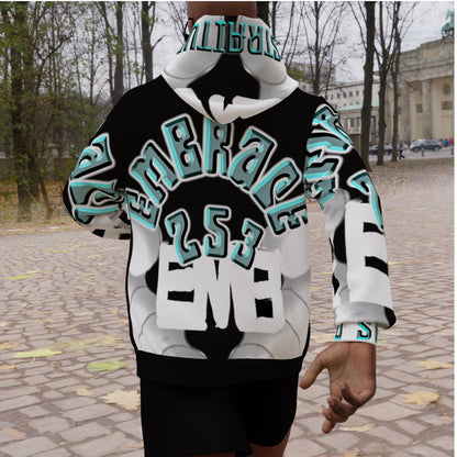 All-Over Print Men's Heavy Fleece Raglan Hoodie