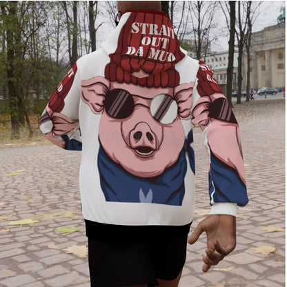 All-Over Print Men's Heavy Fleece Raglan Hoodie