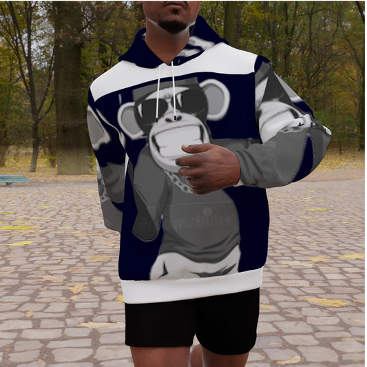 All-Over Print Men's Heavy Fleece Raglan Hoodie