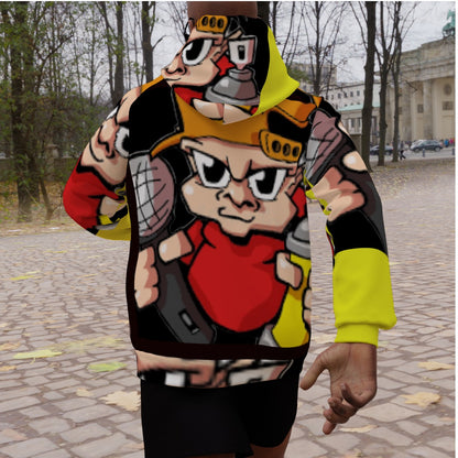 All-Over Print Men's Heavy Fleece Raglan Hoodie