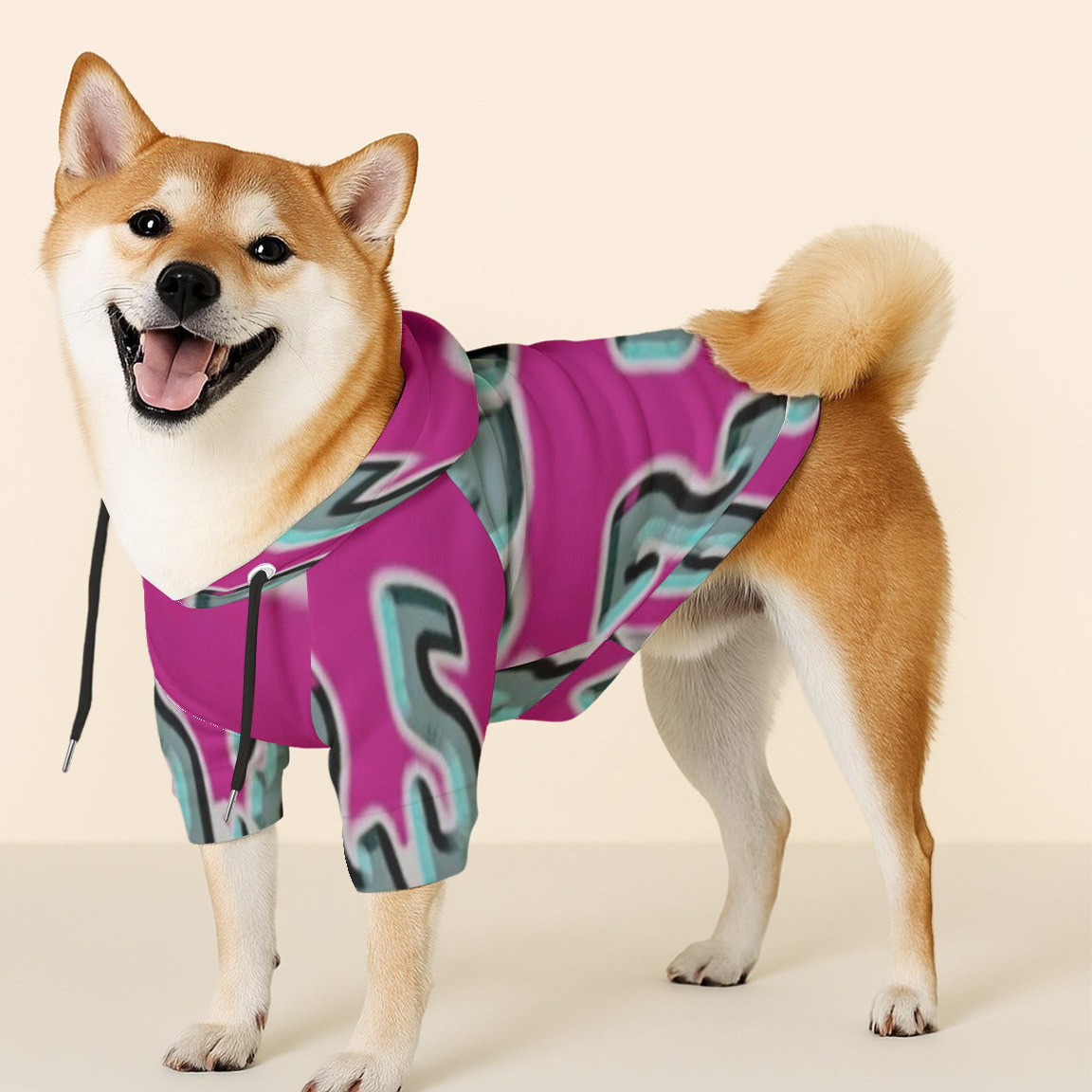 All-Over Print Hooded Sweatshirt|310GSM Cotton