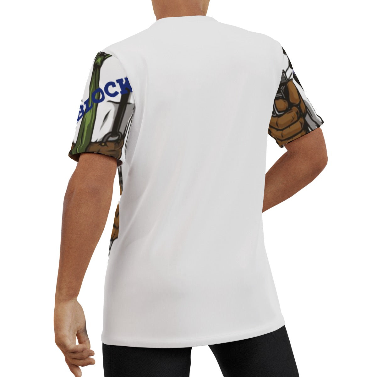 Eco-friendly All-Over Print Men's Short Sleeve T-shirt