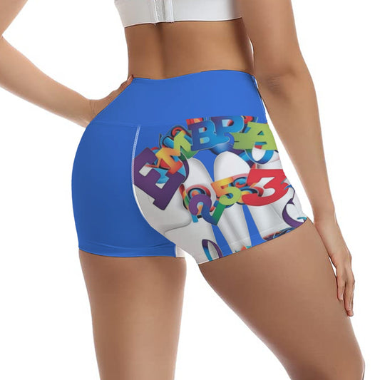 All-Over Print Women's Ultra-Short Yoga Shorts