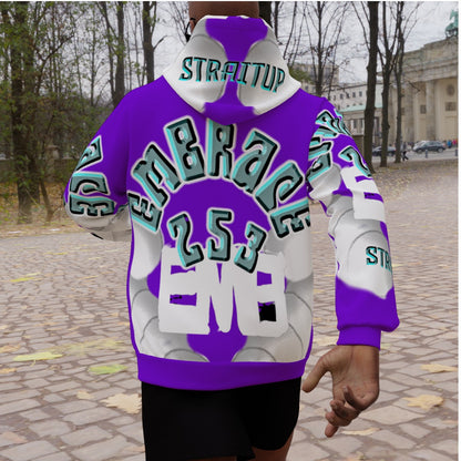 All-Over Print Men's Heavy Fleece Raglan Hoodie