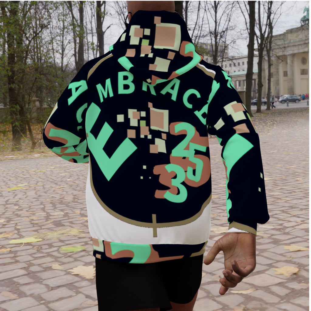 All-Over Print Men's Heavy Fleece Raglan Hoodie
