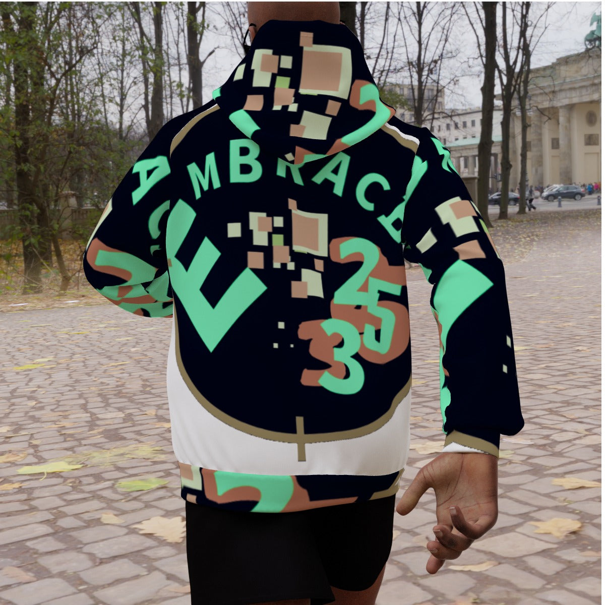 All-Over Print Men's Heavy Fleece Raglan Hoodie