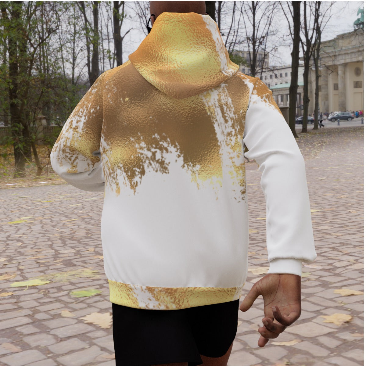 All-Over Print Men's Heavy Fleece Raglan Hoodie