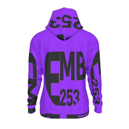 All-Over Print Men's Thicken Pullover Hoodie With Inner Hood