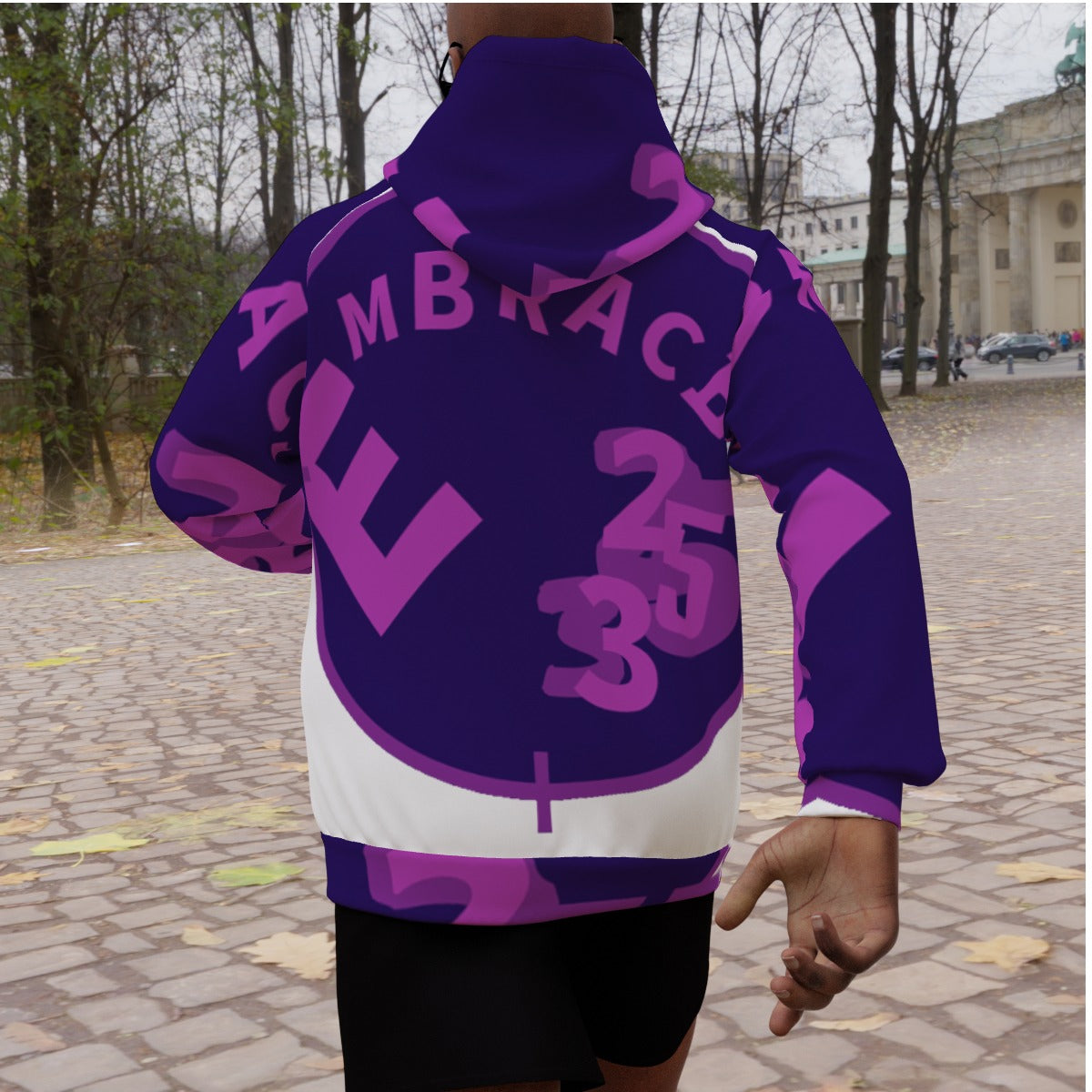 All-Over Print Men's Heavy Fleece Raglan Hoodie