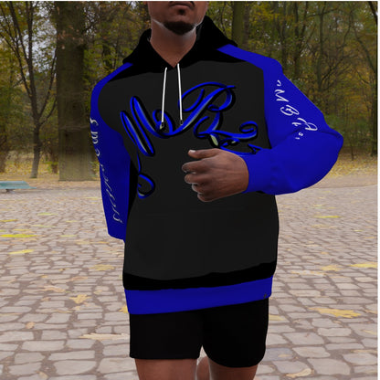 All-Over Print Men's Heavy Fleece Raglan Hoodie