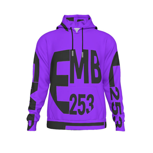 All-Over Print Men's Thicken Pullover Hoodie With Inner Hood