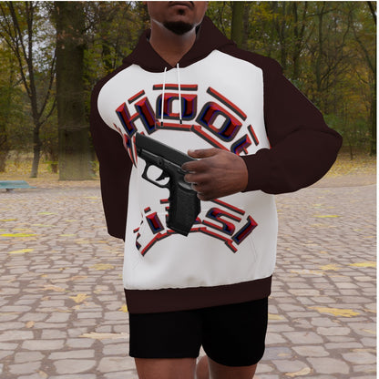 All-Over Print Men's Heavy Fleece Raglan Hoodie
