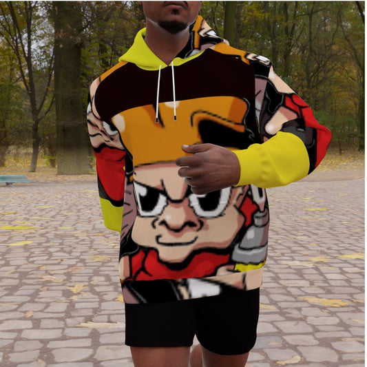 All-Over Print Men's Heavy Fleece Raglan Hoodie