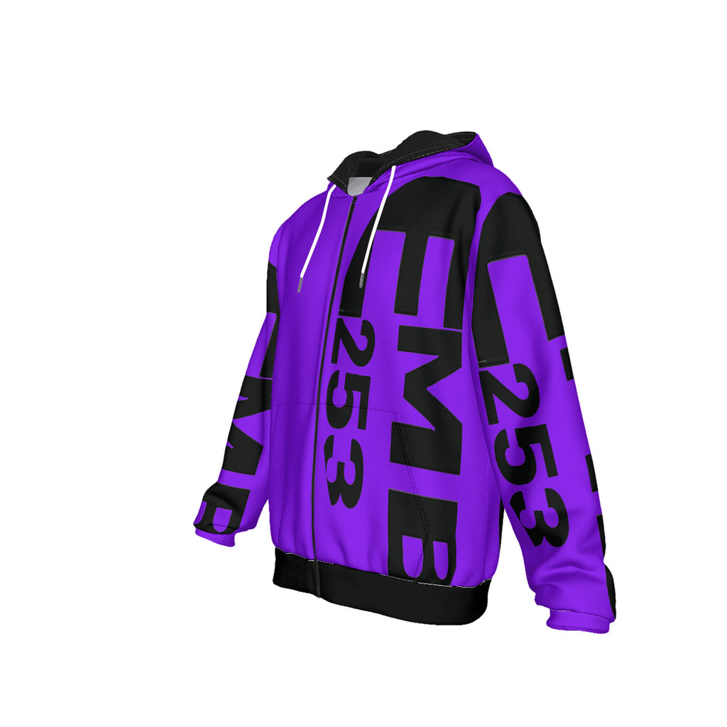 All-Over Print Men's Heavy Fleece Zip Up Hoodie